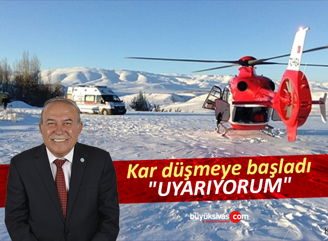  Hikmet KUZU : Kar düşmeye başladı “UYARIYORUM”