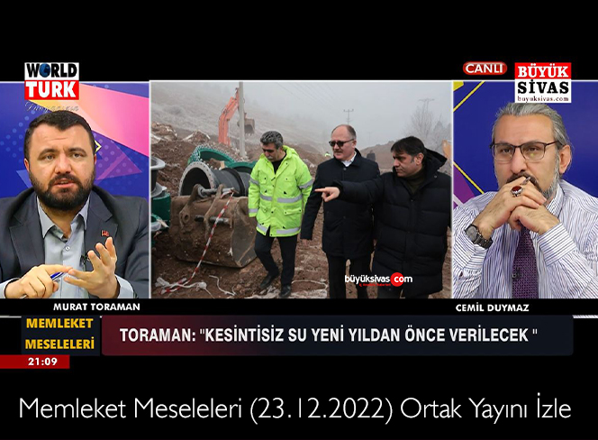 Memleket Meseleleri (23.12.2022) Büyük Sivas & World Turk Ortak Yayını