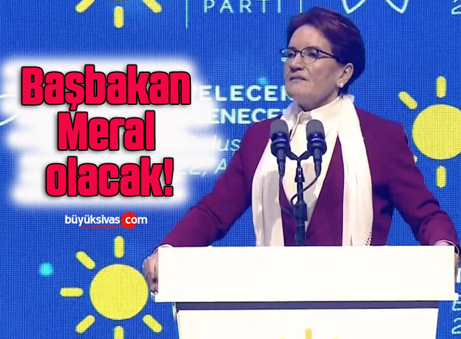 Başbakan Meral olacak!