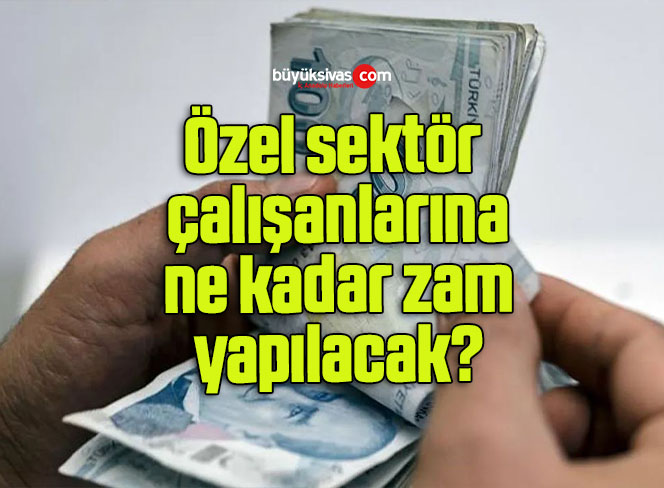 Özel sektör çalışanlarına ne kadar zam yapılacak?