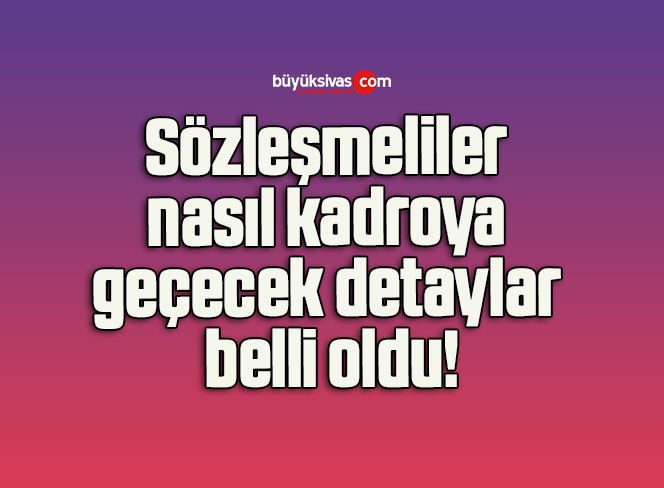 sözleşmeliler