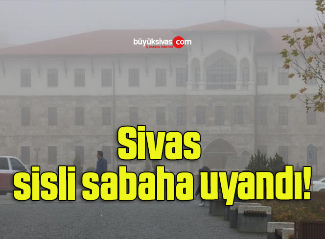 Sivas sisli sabaha uyandı!