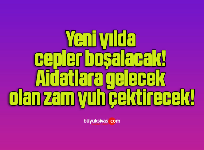 Yeni yılda cepler boşalacak! Aidatlara gelecek olan zam yuh çektirecek!