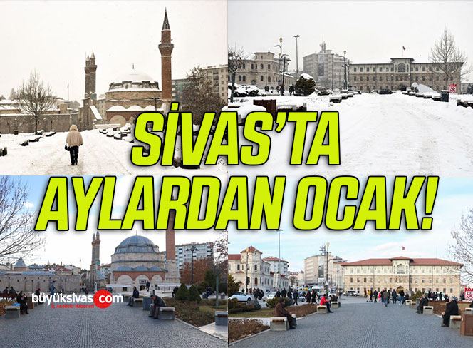 Soğuk ve yoğun kar yağışıyla ünlü Sivas. kış ayında adeta baharı yaşıyor !