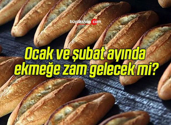 Ocak ve şubat ayında ekmeğe zam gelecek mi?