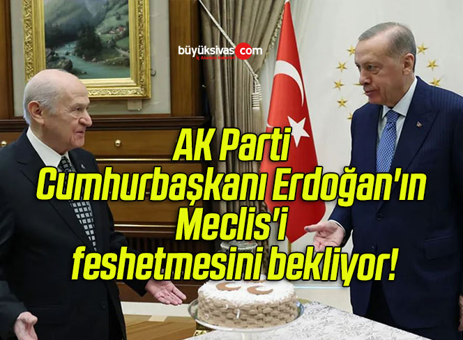 AK Parti Cumhurbaşkanı Erdoğan’ın Meclis’i feshetmesini bekliyor!