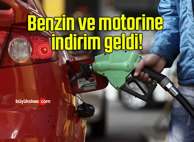 Benzin ve motorine indirim geldi!