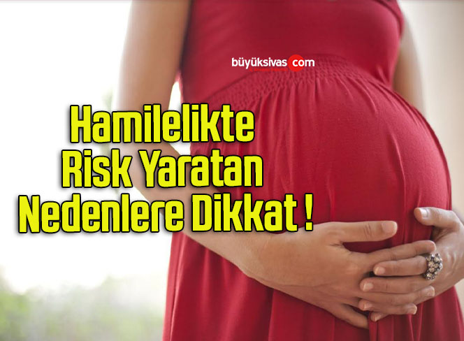 Hamilelikte Risk Yaratan Nedenlere Dikkat !