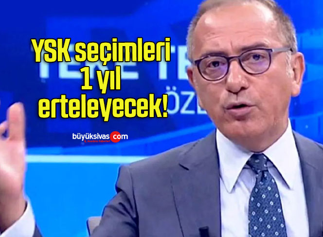 YSK seçimleri 1 yıl erteleyecek!