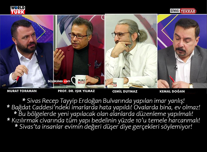 Prof. Dr. Işık Yılmaz Sivas’ta bölgelerin deprem durumu hakkında uyardı