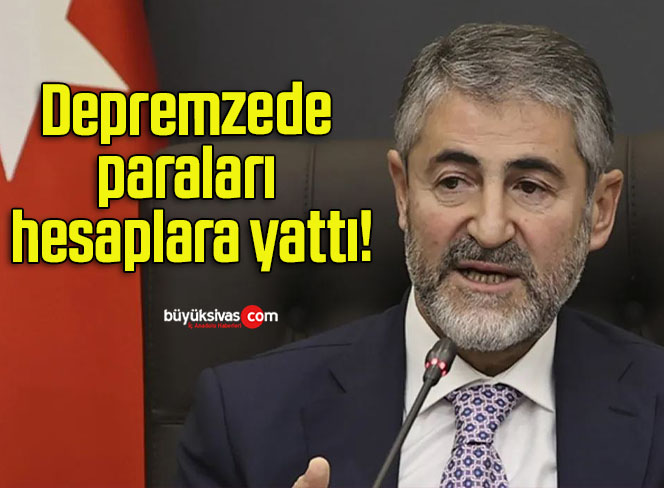 Depremzede paraları hesaplara yattı!