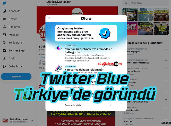 twitter blue