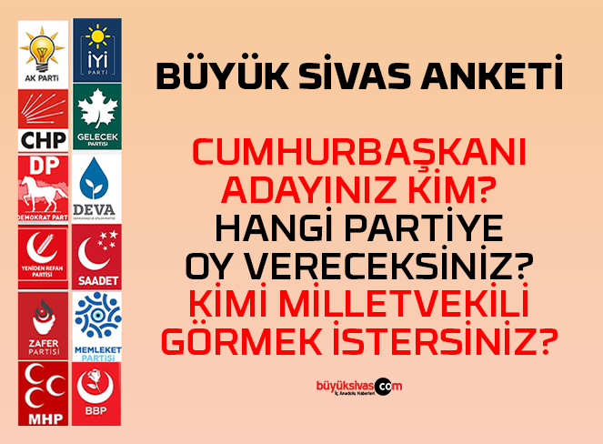 Partilerin Milletvekili Aday Adayı Araştırması