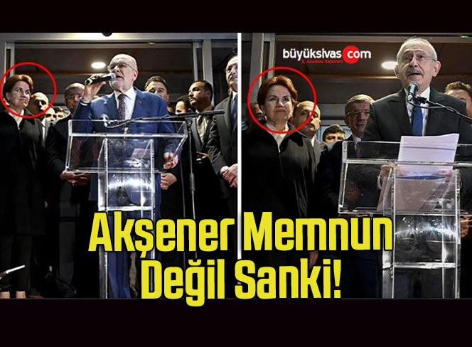 Akşener’in yüz ifadesi dikkat çekti!