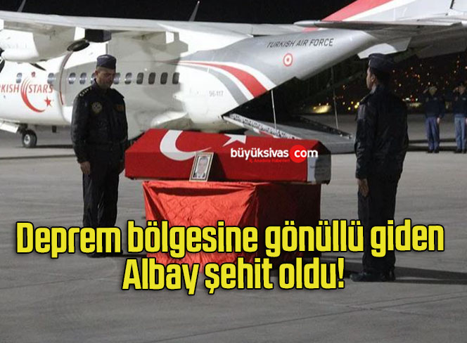 Deprem bölgesine gönüllü giden Albay şehit oldu!