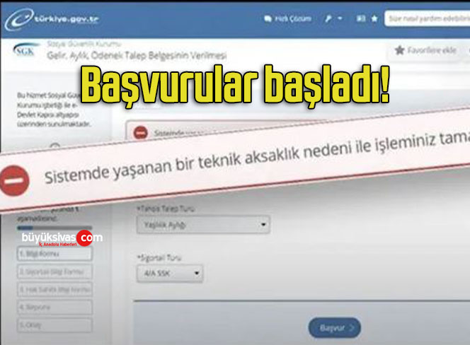 Başvurular başladı!