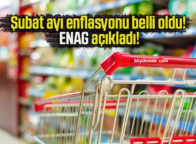 Şubat ayı enflasyonu belli oldu! ENAG açıkladı!