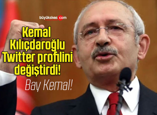 Kemal Kılıçdaroğlu Twitter profilini değiştirdi!