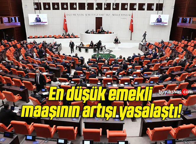 En düşük emekli maaşının artışı yasalaştı!