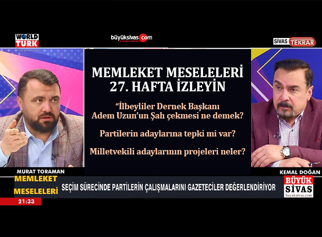 Memleket Meseleleri (14.04.2023) Büyük Sivas & World Turk Ortak Yayını (27. Hafta)