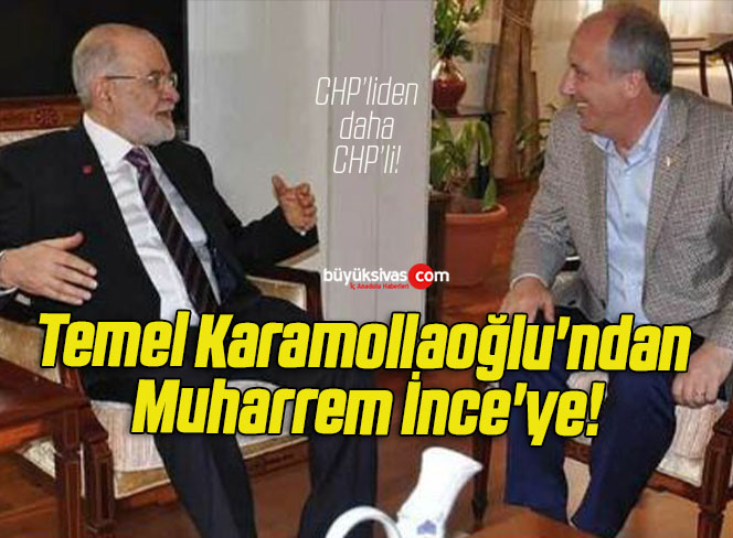 Temel Karamollaoğlu’ndan Muharrem İnce’ye!