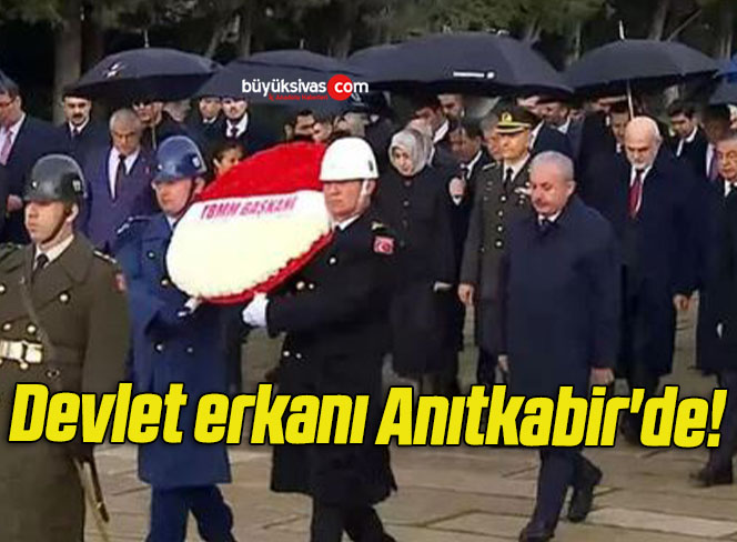 Devlet erkanı Anıtkabir’de!