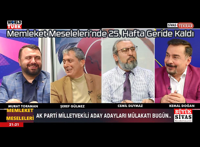 Memleket Meseleleri (31.03.2023) Büyük Sivas & World Turk Ortak Yayını (25. Hafta)