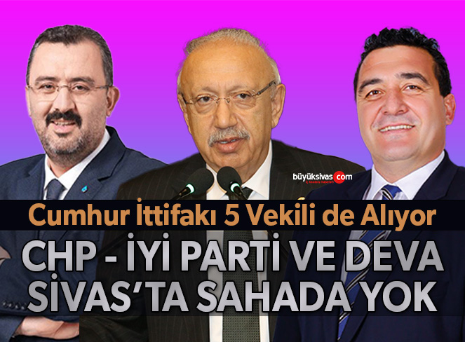 Sivas’ta Cumhur İttifakı 5-0 Yapabilir! Anketler Böyle Diyor