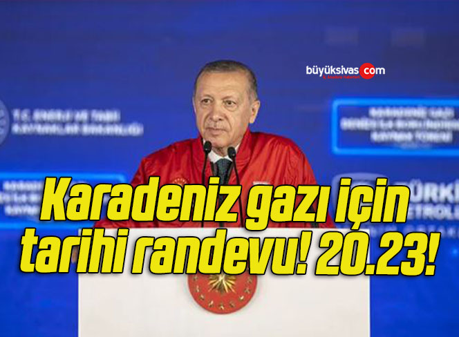 Karadeniz gazı için tarihi randevu! 20.23!