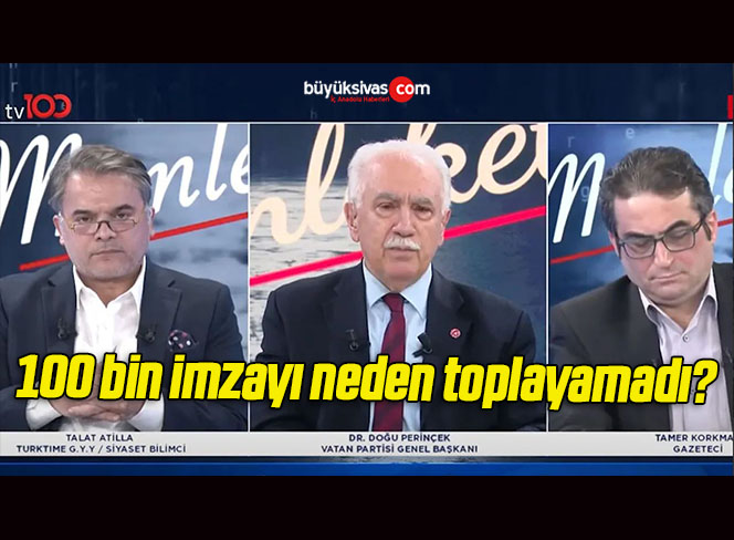 Dogu Perinçek’e ‘100 bin imzayı neden toplayamadı?’ soruldu!