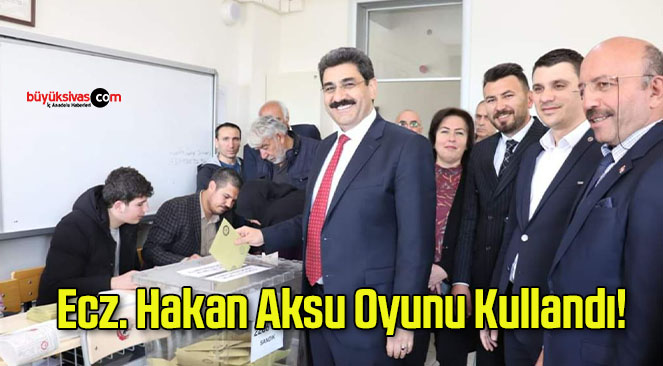Ecz. Hakan Aksu Oyunu Kullandı!