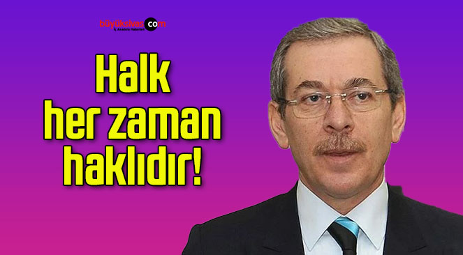 haklıdır