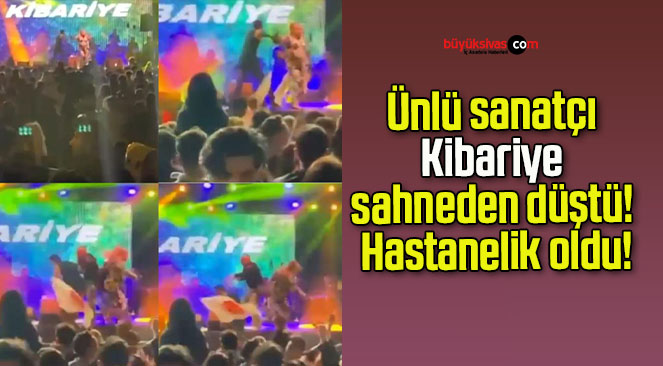 Ünlü sanatçı Kibariye sahneden düştü! Hastanelik oldu!