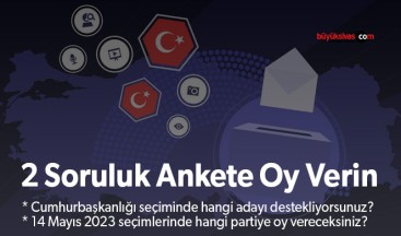 Sivas’ın siyasi algı araştırması! Oyunuz kime? 2 soruluk anket