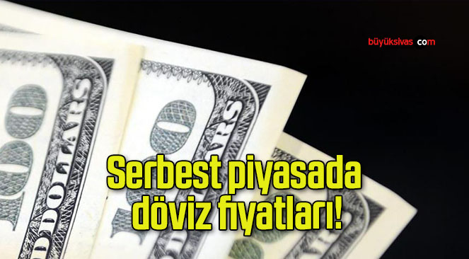 Serbest piyasada döviz fiyatları!