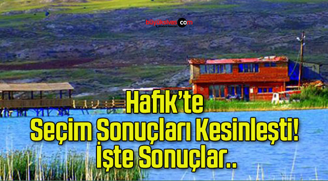 Hafik’te Seçim Sonuçları Kesinleşti! İşte Sonuçlar..