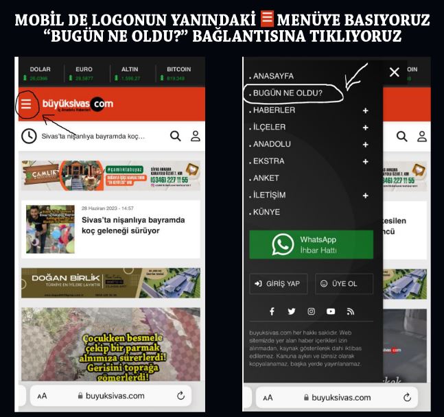 buyuksivas.com’da “Bugün Ne Oldu?” ile gündemi kaçırmayın