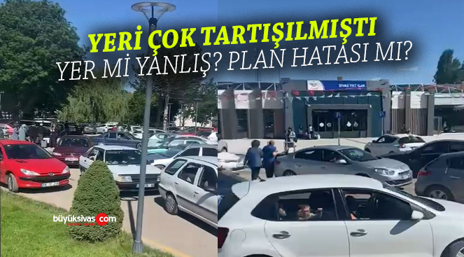 Sivas Yüksek Hızlı Tren Garında Otopark ve Trafik Çilesi Artıyor