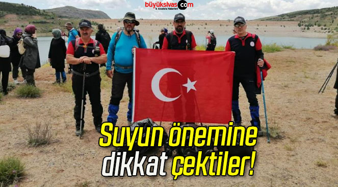 Suyun önemine dikkat çektiler!