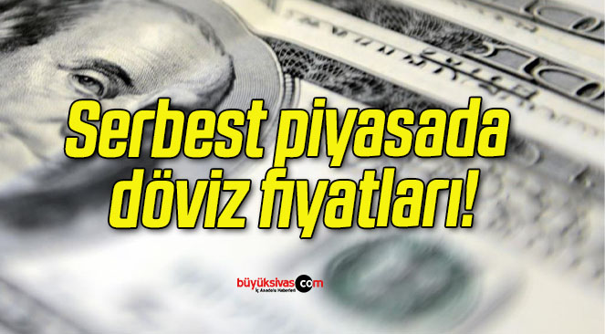 Serbest piyasada döviz fiyatları!