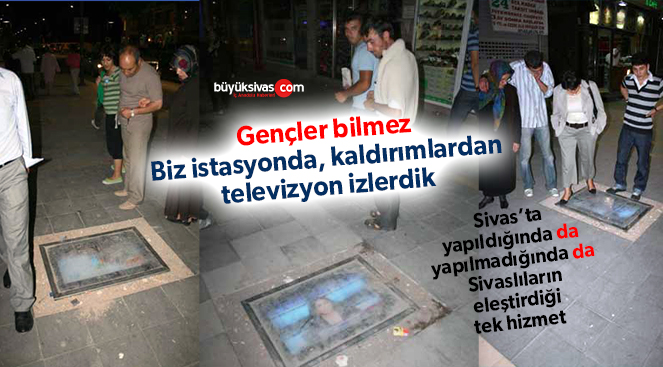 Sivas’ta 15 yıl önce yapılan kaldırımlar tamir ediliyor ve yenileniyor