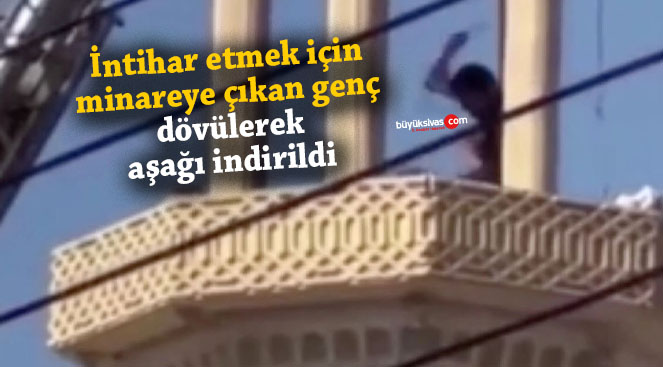 minareye çıkan genç