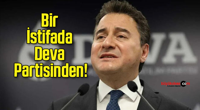 Bir İstifada Deva Partisinden!