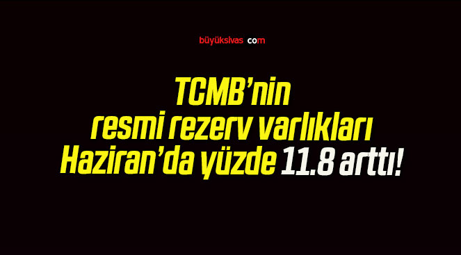 TCMB’nin resmi rezerv varlıkları Haziran’da yüzde 11.8 arttı!