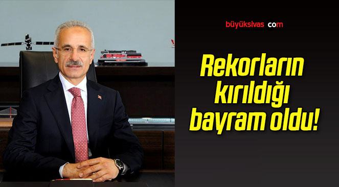 Rekorların kırıldığı bayram oldu!