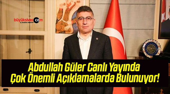 Abdullah Güler Canlı Yayında Çok Önemli Açıklamalarda Bulunuyor!