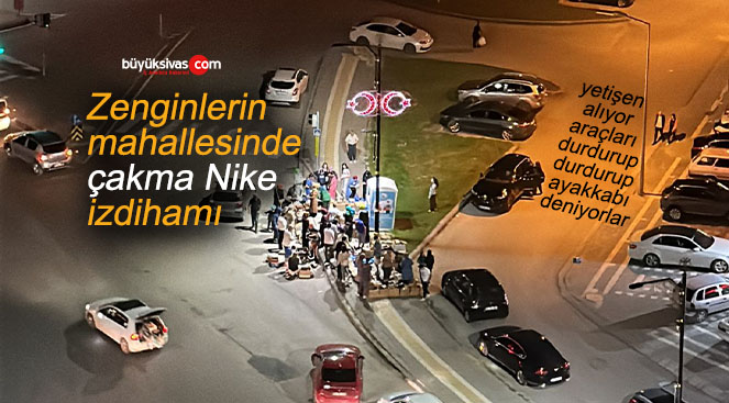 Zenginlerin mahallesinde seyyar satıcıya yoğun rağbet var