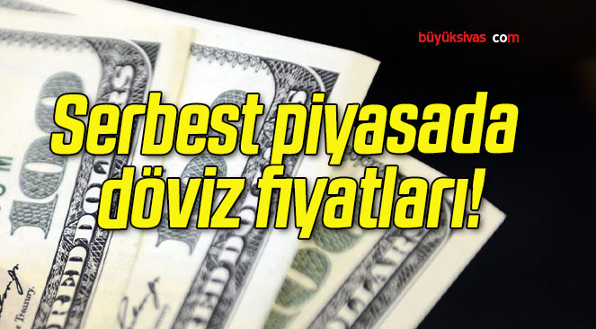 Serbest piyasada döviz fiyatları!