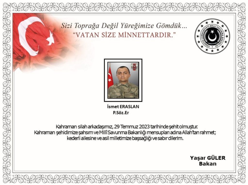 Bombalı terör saldırısında 5 yıl önce yaralanan asker şehit oldu!