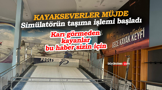 Kayak Simülatörü Meva Kafe Yerleşkesinden Spor Vadisine Taşınıyor